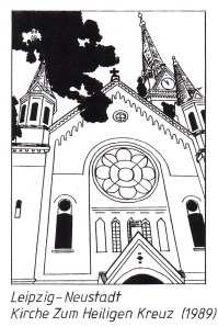 Kirche Zum Heiligen Kreuz, Leipzig-Neustadt, 1989