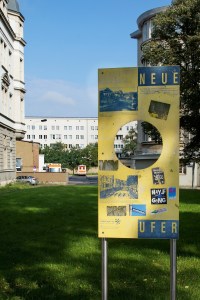 Erinnerungstafel an das Naundörfchen an der Lessingstraße, 2014