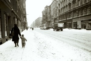 Ernst-Thälmann-/ Ecke Hedwigstraße, Blick stadtauswärts