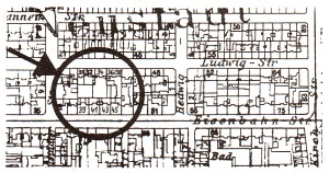 Grundstücke der Verleger-Familie Henze (um 1910)