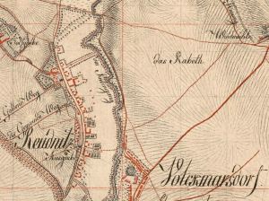 Ausschnitt Stadtplan von 1802 mit dem "Rabeth"