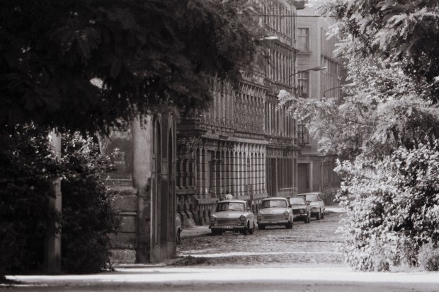 L.-Reudnitz, Blick vom Rabet in die Elsastraße, September 1987