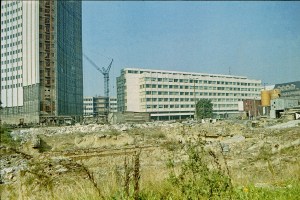 Leipzig, Uni-Baustelle am Karl-Marx-Platz im Juli 1974