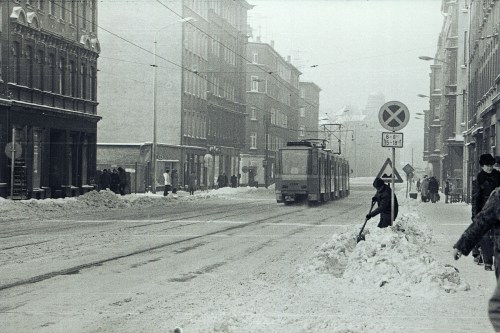 Leipzig-Nst./Nsf, Ernst-Thälmann-Str. im Januar 1979