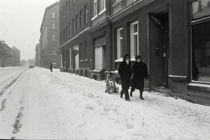 L.-Reudnitz, Riebeckstraße zu Neujahr 1979